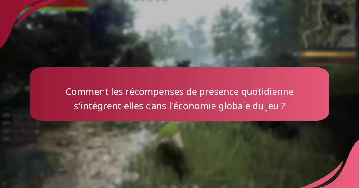 Comment puis-je accéder aux récompenses de présence quotidienne sur mobile ?